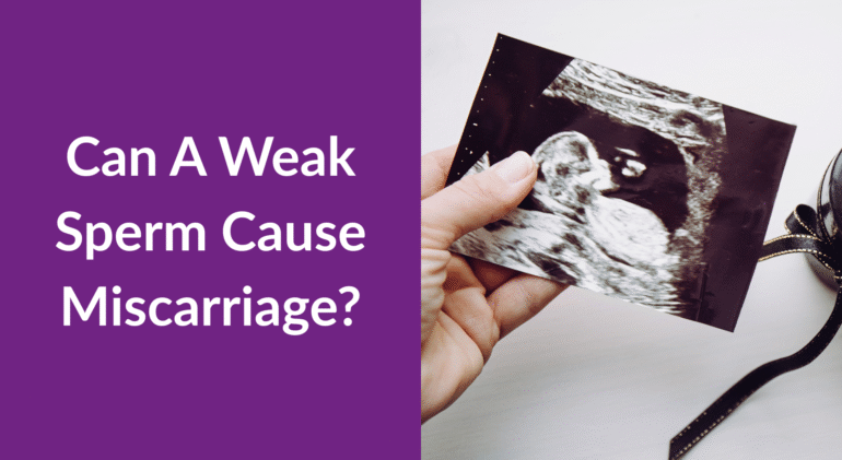 Can A Weak Sperm Cause Miscarriage Can A Weak Sperm Cause Miscarriage